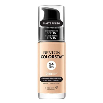 REVLON COLORSTAY 24HRS PODKŁAD Z POMPKĄ DO CERY TŁUSTEJ I MIESZANEJ 200 NUDE 30ml